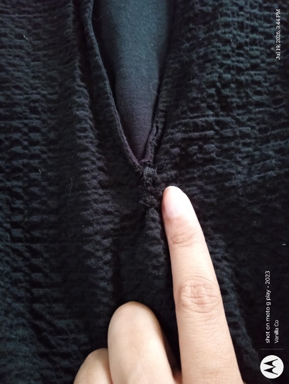 Anthropologie Francesca Balloon-Sleeved Romper Long Sleeve Black Large - Picture 9 of 10
